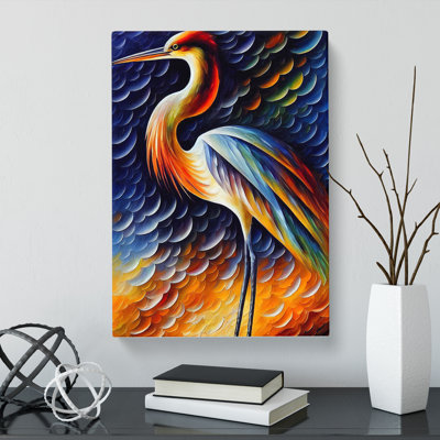 Heron Painted Vol.3 - Wrapped Canvas