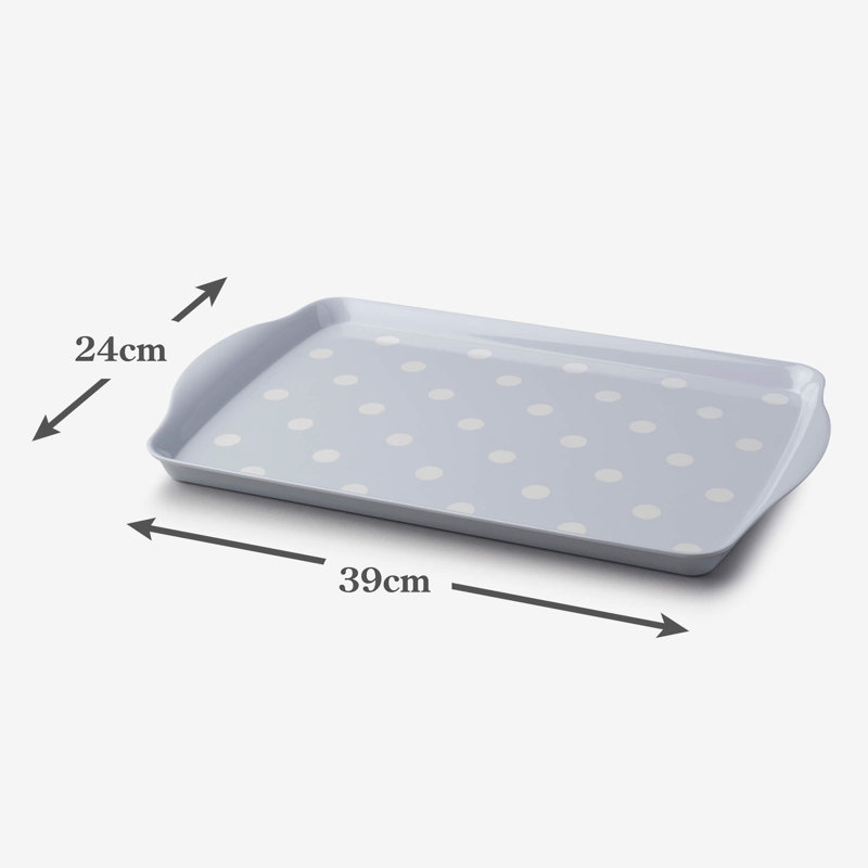 Zeal Melamine Tray, French Grey