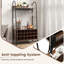 Keren Kitchen Wine Rack with Stemware Holder