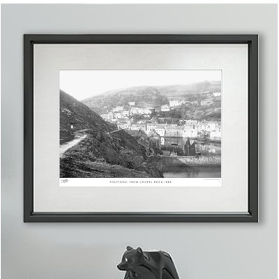 Polperro, From Chapel Rock 1888 - Single Picture Frame Print