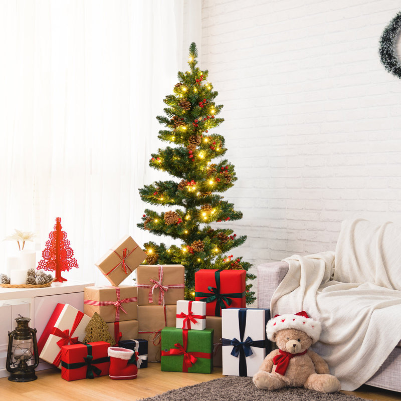 Lighted Artificial Christmas Tree