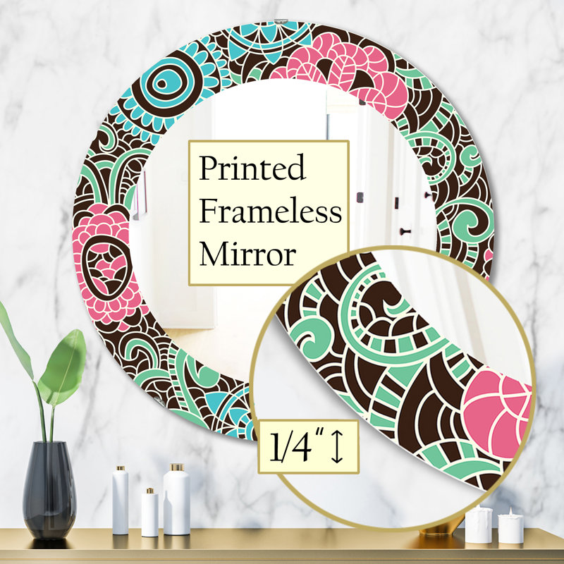 Miroir mural Blossom 26, H 31,5 po x l po