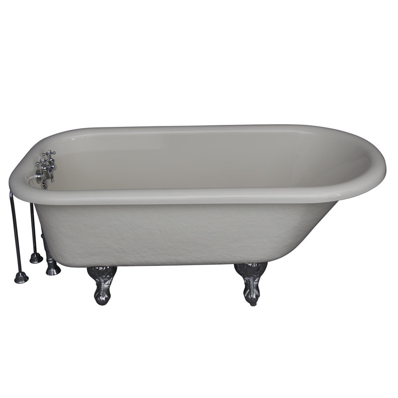 Baignoire en fonte trempée 60 "x 30" avec robinet Andover