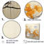 Amber Autumn Leaves - Art mural de feuilles pour le salon-349680326-349680324