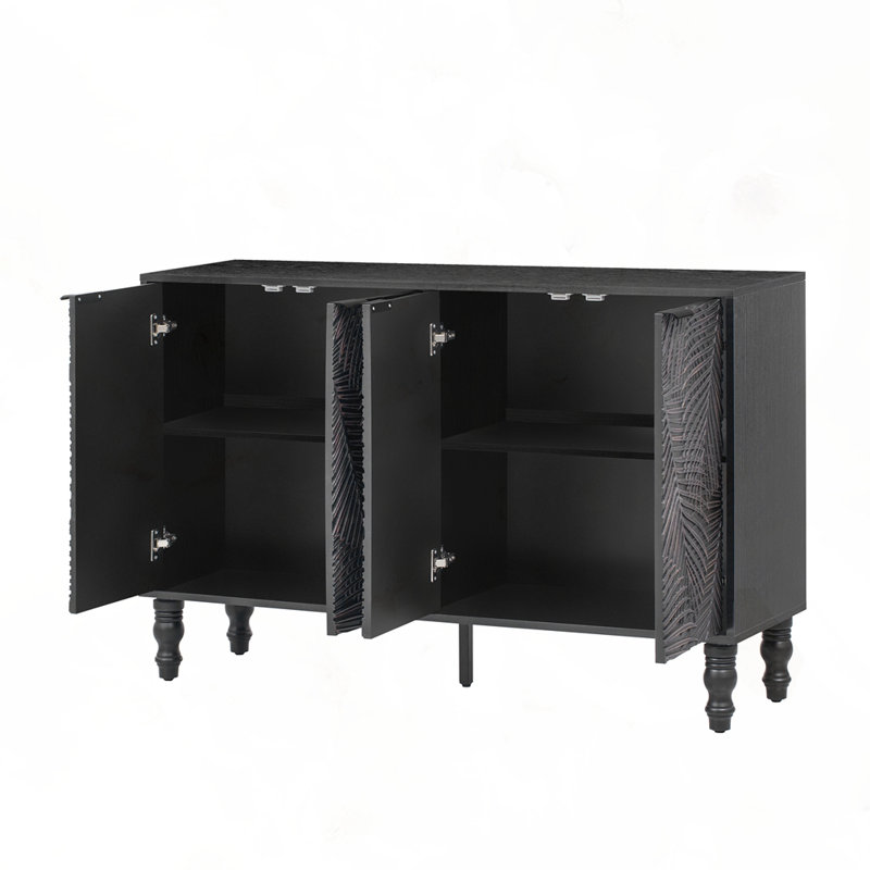 Console 47,2 po, Noir