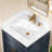 Replacement 21 Inch Quartz Stone Bathroom Vanity Backsplash In White
