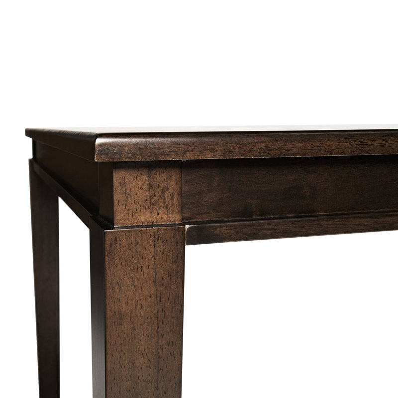 Table de salle à manger Ballarat, H 2,5 pi x l 3,02 pi x L 5 pi, Marron foncé