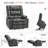 27'' W Oversized Dual Motor Power Lift Recliner Infinite Position With Heat And Massage, Faux Leather-97828950