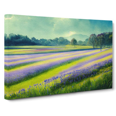 Serene Bluebell Field Vol.3 - Wrapped Canvas