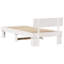 Bed Frame with Headboard Solid Pine Wood-1070559636-1070559627
