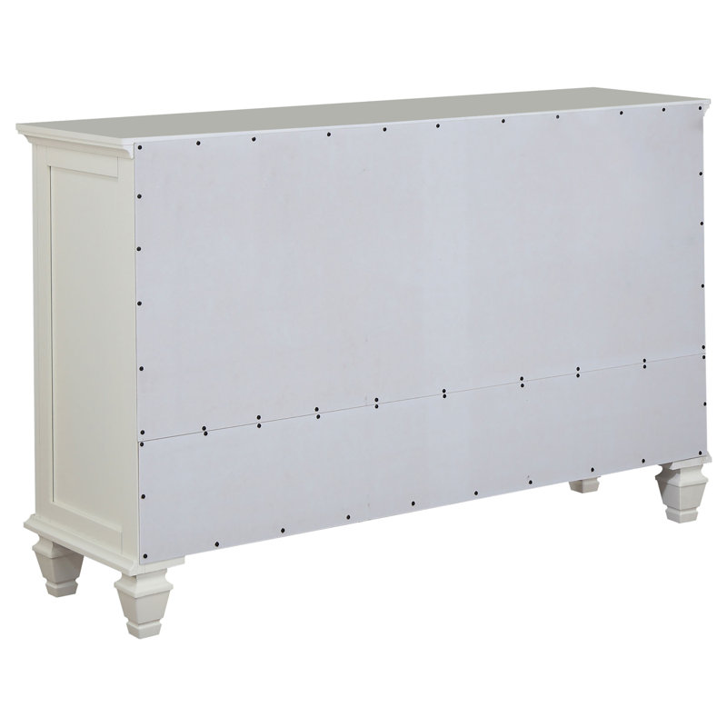 Fraser 61.25'' W 11 - Drawer Dresser, Cream White