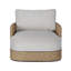 Chaise pivotante d'extérieur Coltan - Crème Vergo