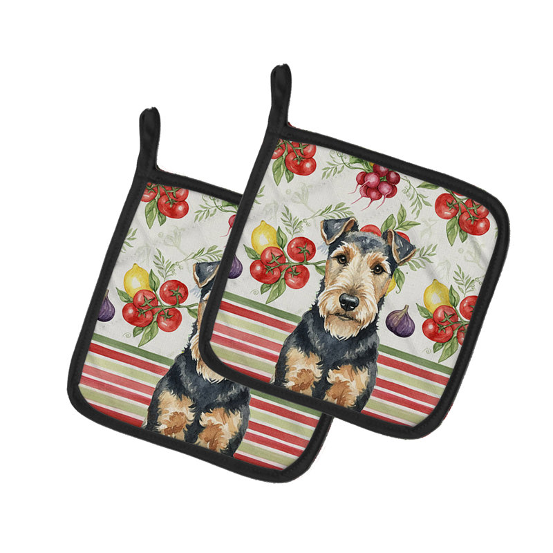 Paire de poignées Welsh Terrier
