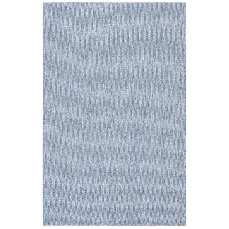 Sisal All-Weather Performance Solid Color Indoor/Outdoor Area Rug, Round 6'7"