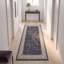 Tapis Jasmine2 moderne à l'aquarelle abstraite grise et noire, lavable à la machine, antidérapant, à poils courts, pour l'intérieur et l'extérieur, adapté aux animaux domestiques, idéal pour le salon, la chambre, la salle à manger, l'entrée, le corridor ou le bureau.-1015875975