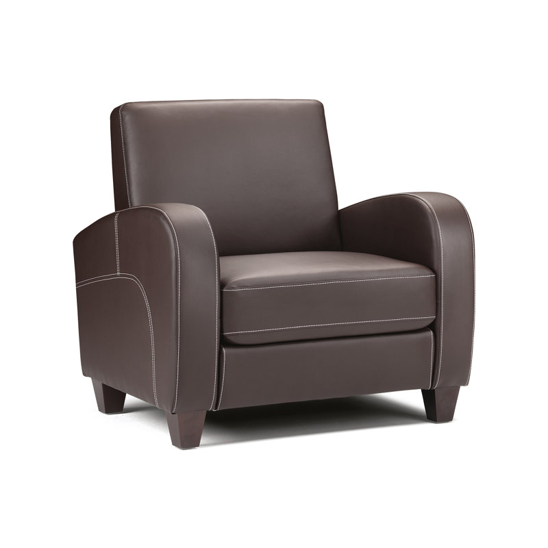 Batavia Faux Leather Club Chair