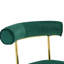 Tabourets de bar rotatifs réglables en velours moderne avec base en chrome doré-1916924166