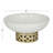 Cosmoliving By Cosmopolitan Glam Ceramic Decorative Bowl