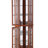 Corner Curio Cabinet with 4 Adjustable Tempered Glass Shelves and Lighting System-514885940