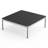 Brothir 39.4'' Wood Top Square Coffee Table with Stainless Steel Base 3 Min to Assemble-1763176880