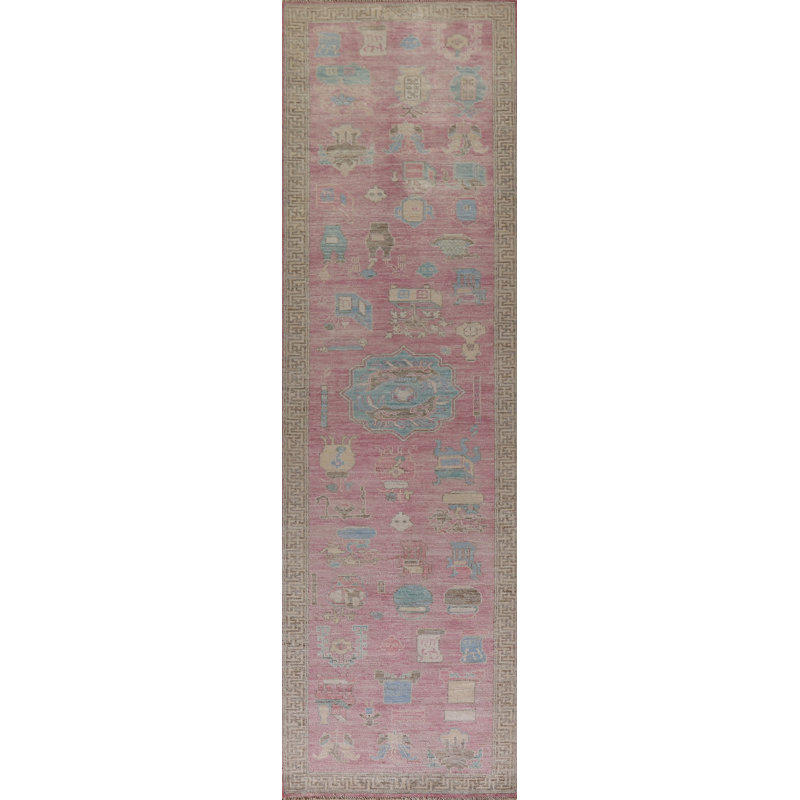Tapis de couloir chinois Art Deco 3 x 12