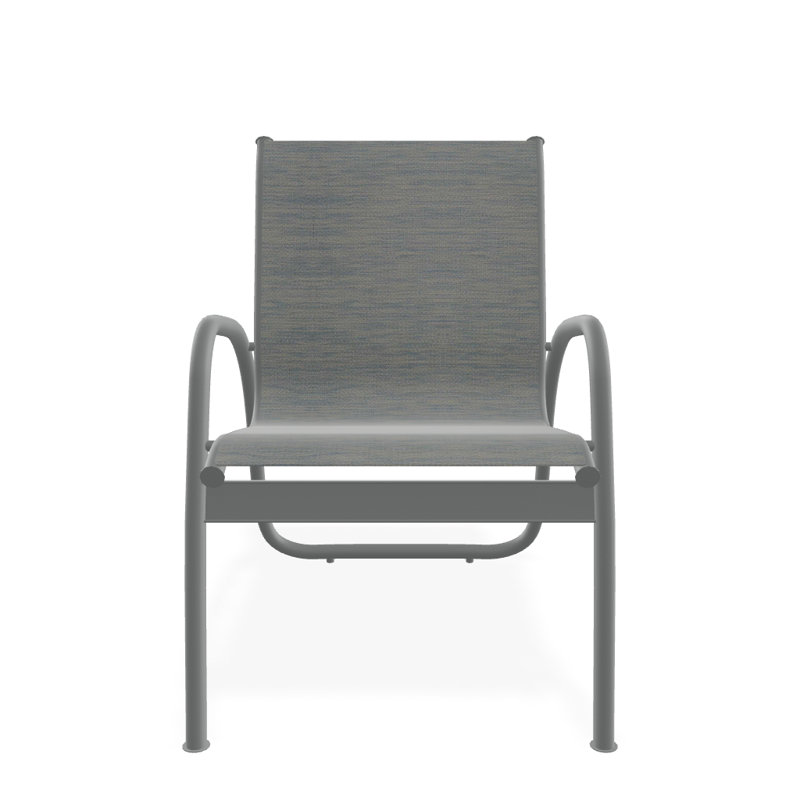 Fauteuil de patio Gardenella, Graphite texturé, Réflexion