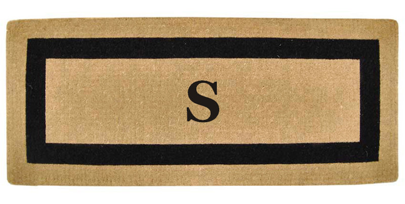 Paillasson antidérapant 57 po x 24 po, Oui, Noir