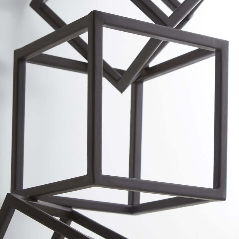 Cubed Metal Wall Decor