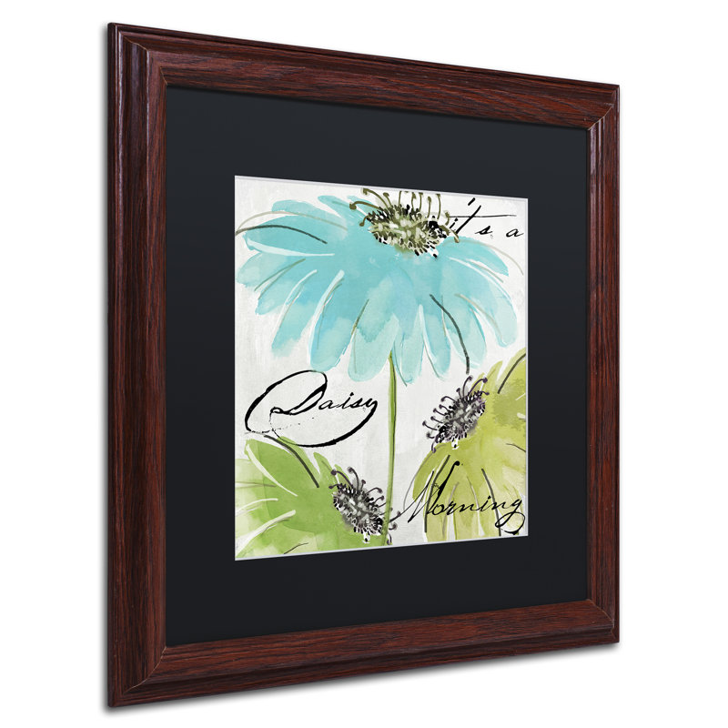 Jadaya «Daisy Morning II», impression encadrée, Noir, H 16 po x l 16 po x P 0,5 po