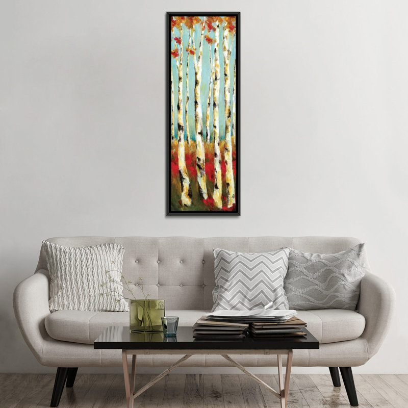 «Tall Tales II» par Wani Pasion, reproduction d'art sur toile, H 36 po x l 12 po x P 1,5 po, Toile avec cadre noir