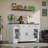55" Sideboard Buffet Cabinet With 3 Drawers And 2 Glass Doors-908308336