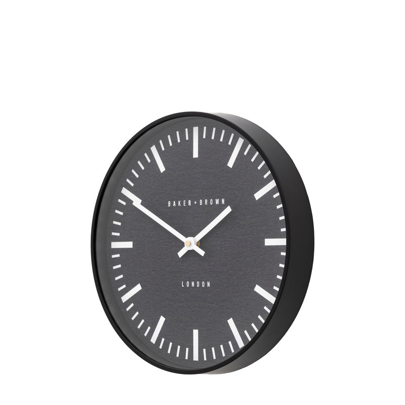 Claremont Clock 30cm, Black
