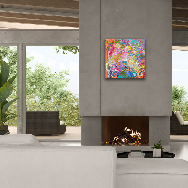  «A Tangerine Dream» par Dorothy Fagan, art mural sur toile, H 26 po x l 26 po