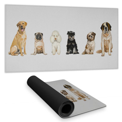 Man's best friend - 15.75"x31.50" Desk mat