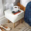Kennedy 1 Drawer Bedside Storage Table-756400172