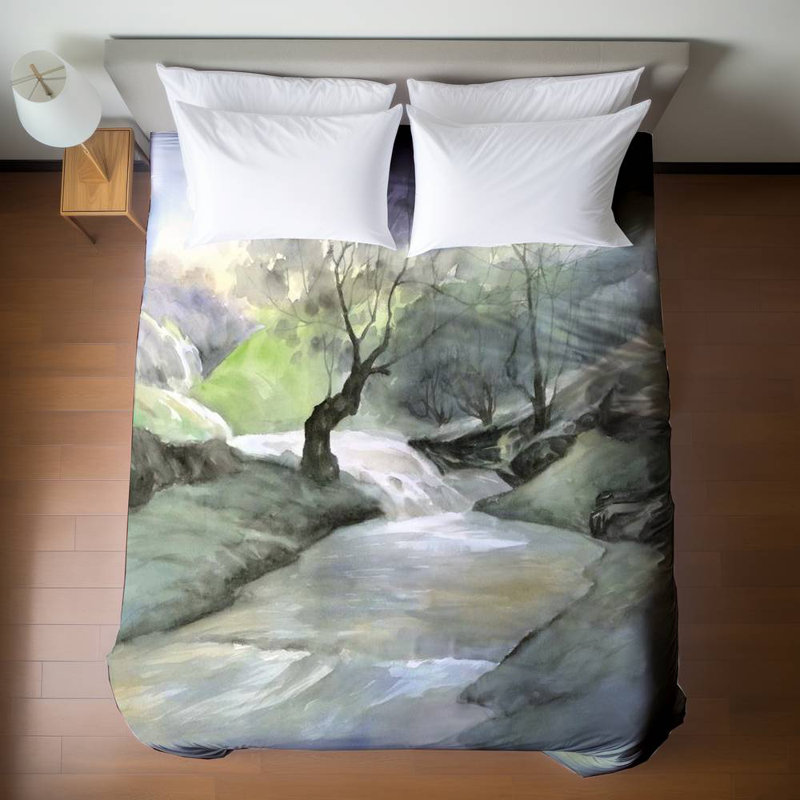 Housse de couette Oasis of Relaxation | Décor de paysages verts