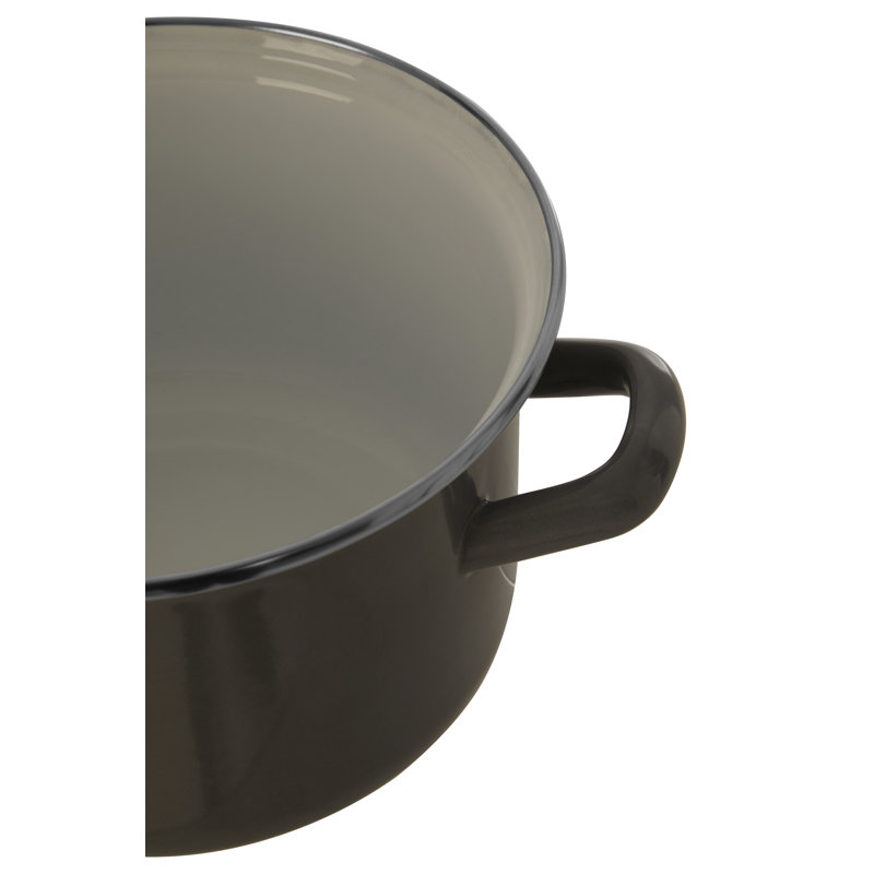 Danielburnham 2 l Aluminium Round Casserole, Grey
