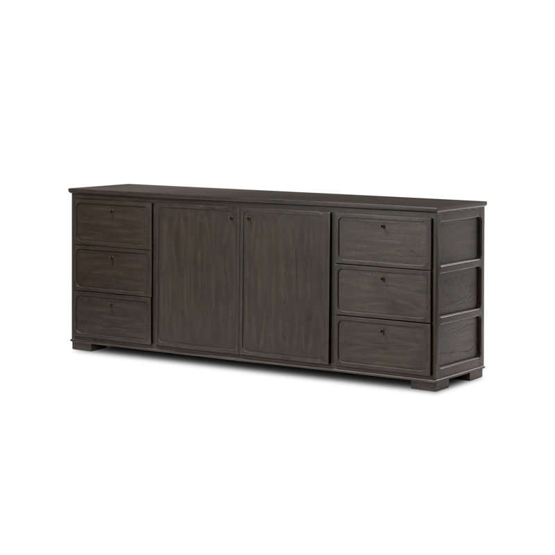 Leora Sideboard-Smoked Black
