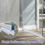 ELEGANT 36"L Shower Door Bottom Seal Strips,Drip Rail Sweep, Suitable for 1/2" Glass,1 Pack 2 Pieces-105590043