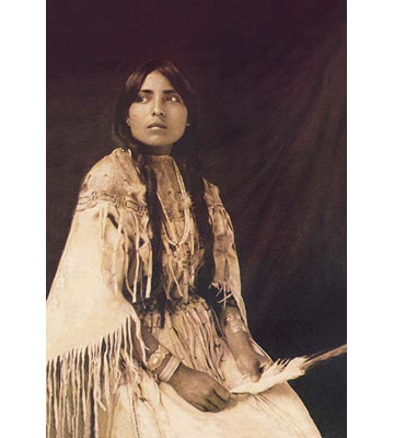 A Warrior Bride by Carl and Grace Moon Photographic Print