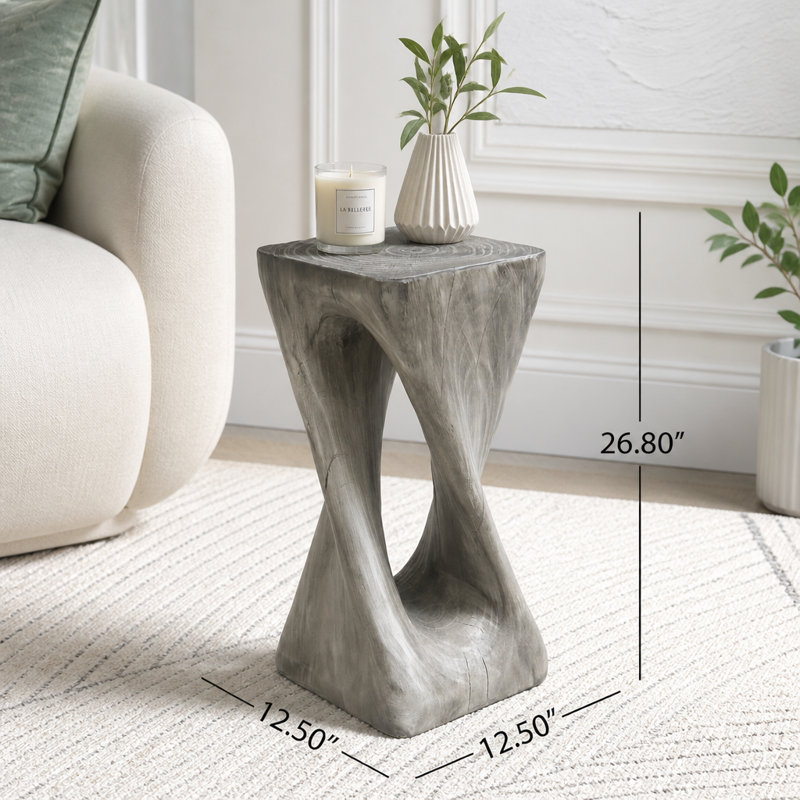 Table d'appoint d'extérieur, Gris