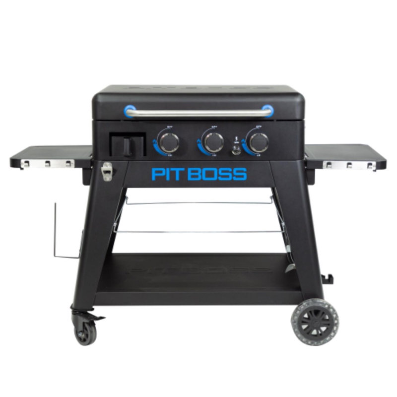 Pit Boss Black 3-Burner Portable Gas Griddle with Ceramic Surface