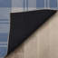 Tapis bleu à tissage plat Kehr-88978992