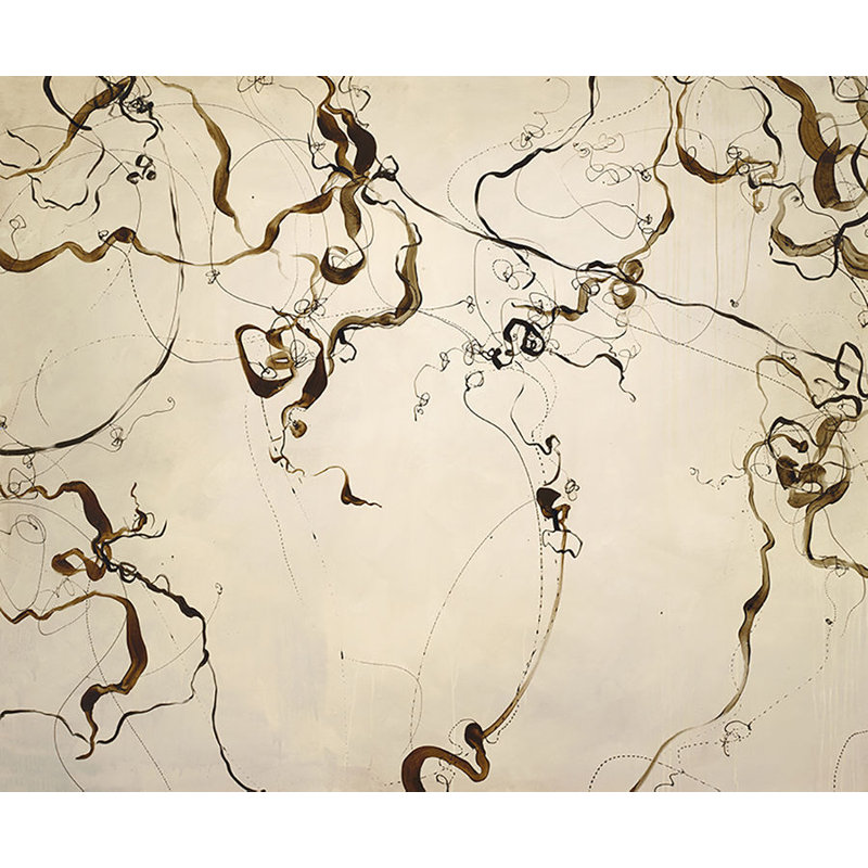 Scribbled Print by Chelsea Art Studio, Knife Gel, 24" H x 30" W x 1.5" D