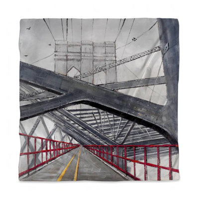 Under the Brooklyn Bridge Bird Duvet Cover - Home Decor