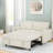 Isel 57'' Sofa Bed Sleeper Loveseat with USB Port and Two Pillows-1944927199