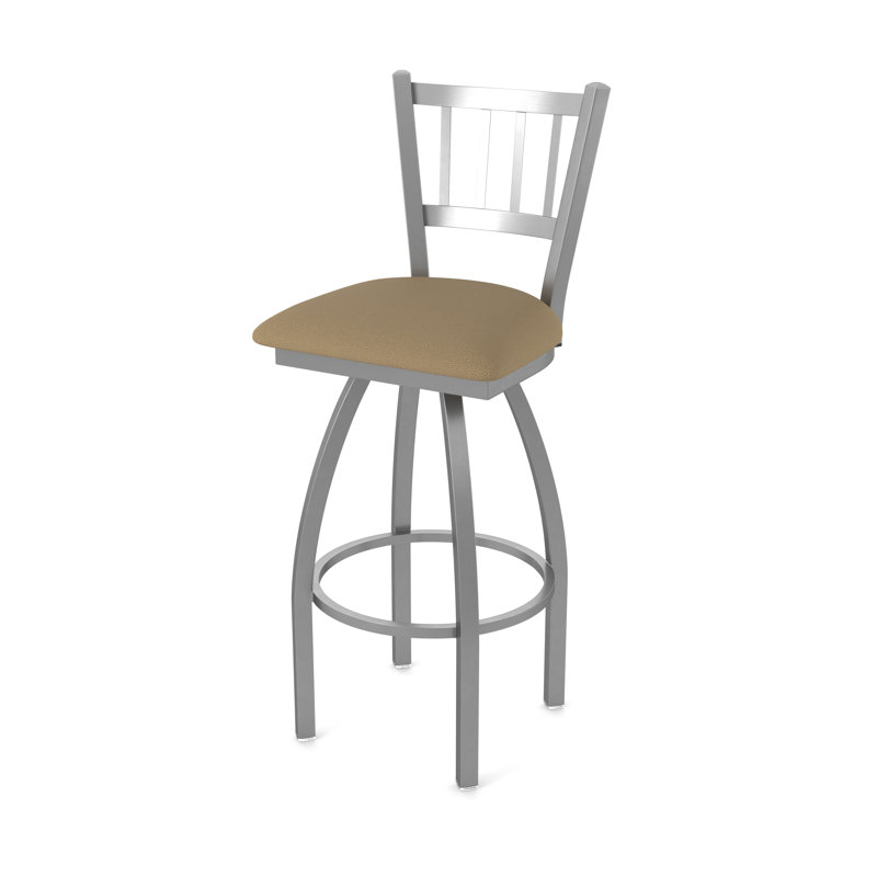 Tabouret pivotant 810 Contessa, Bronze, Tabouret de comptoir (siège d'une hauteur de 25 p, Chaume Canter