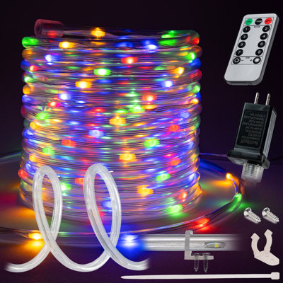100ft 8-Mode Waterproof LED Rope Light