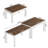 94.5" Extendable Double Desk For 2 Person
