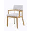 Ensemble de 2 chaises d'appoint Kasem Gorge Gabric & Oak